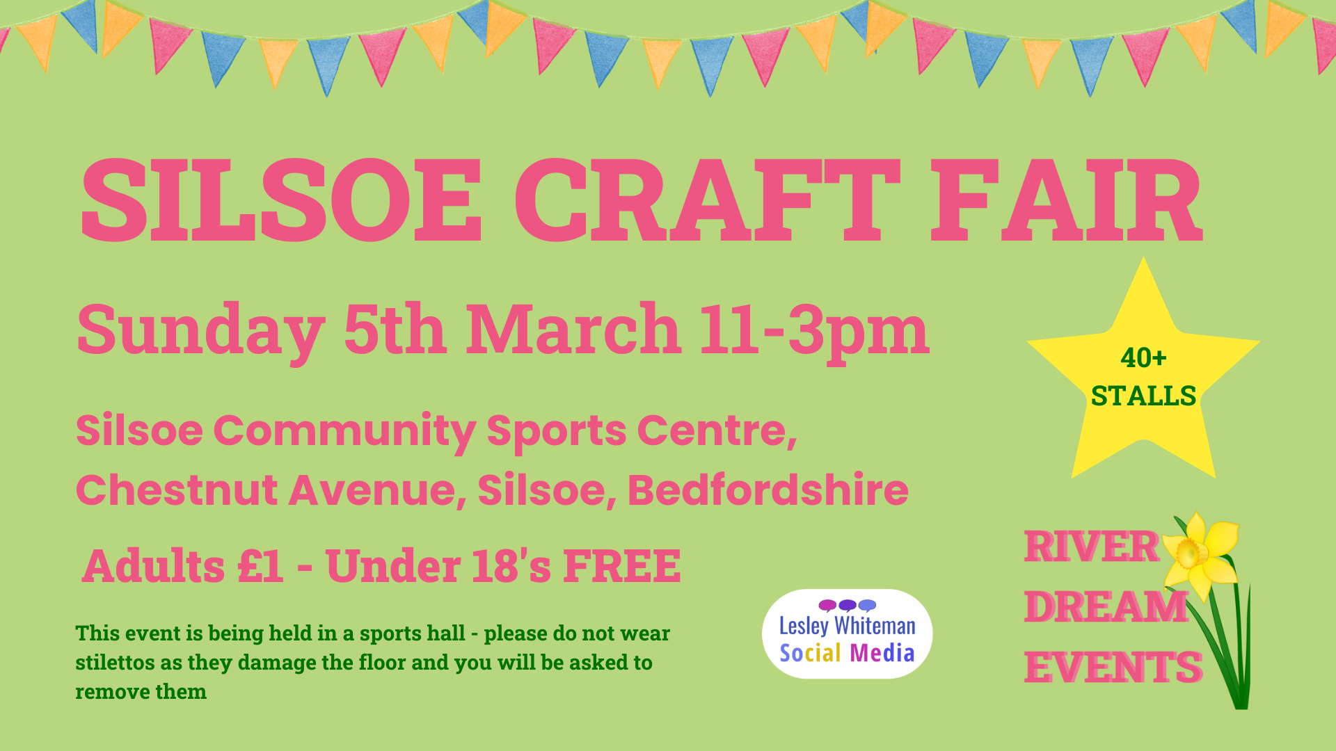 Silsoe Craft Fair, Sunday 5th March, 11-3pm