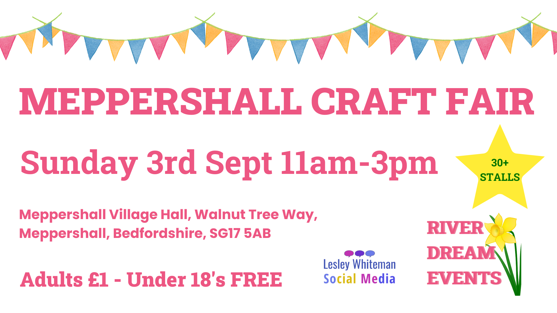 Meppershall Craft Fair, Sunday 3rd September 2023, 11-3pm