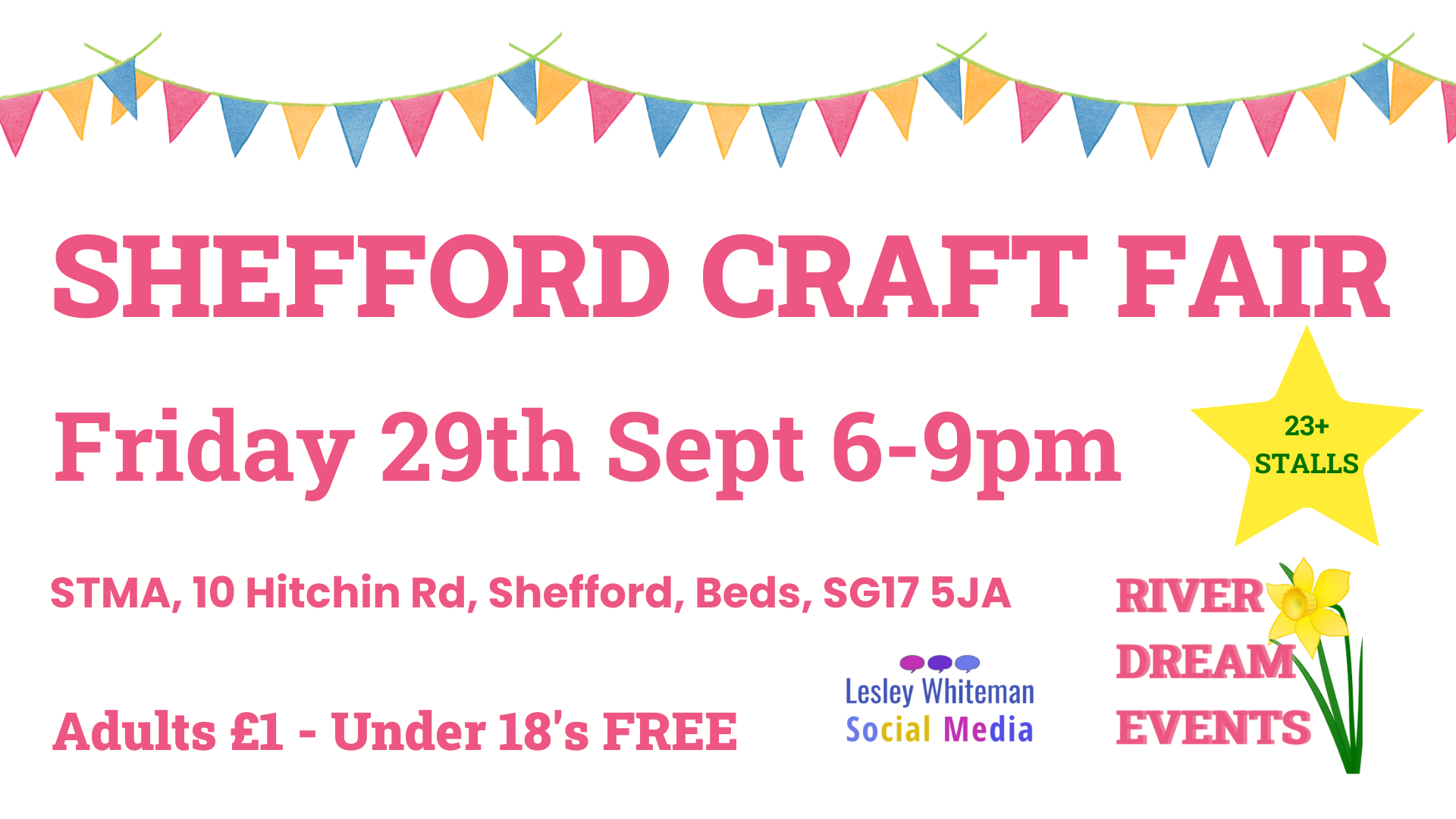 Shefford Craft Fair, Friday 29th September 2023, 6-9pm