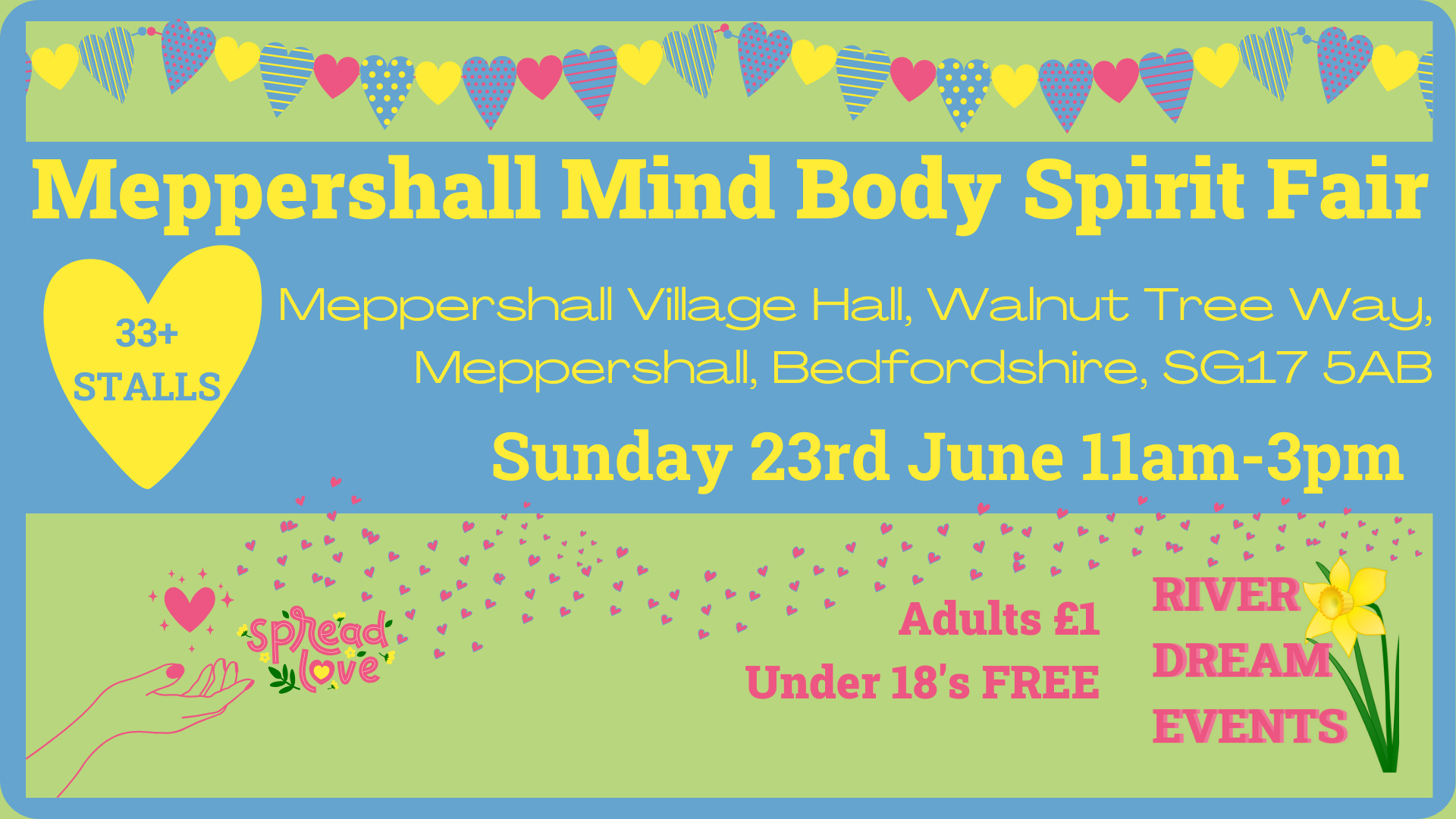 Meppershall Mind Body Spirit Fair, 23rd June 2024