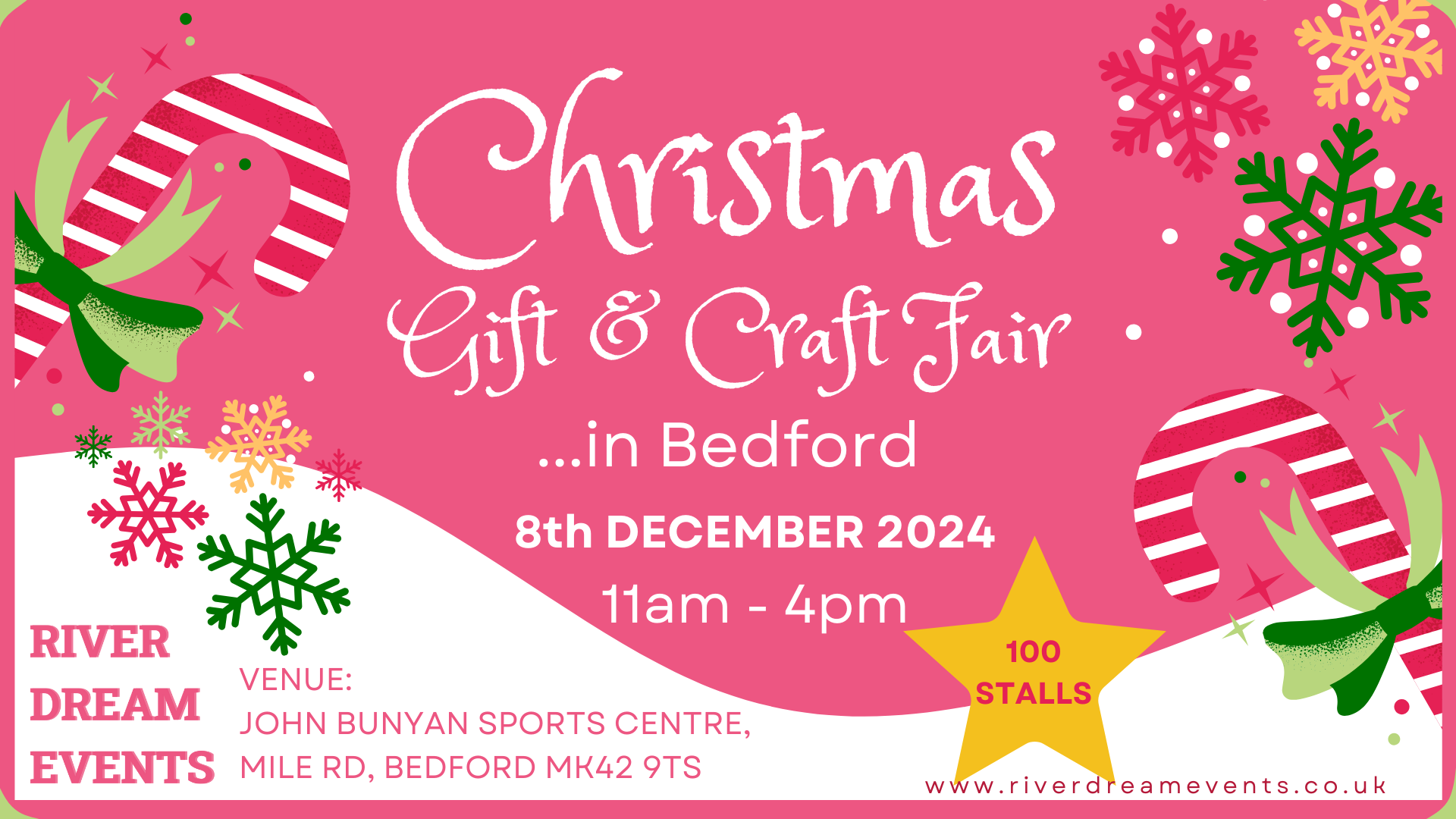 Bedford Christmas Gift & Craft Fair December 2024 River Dream Events